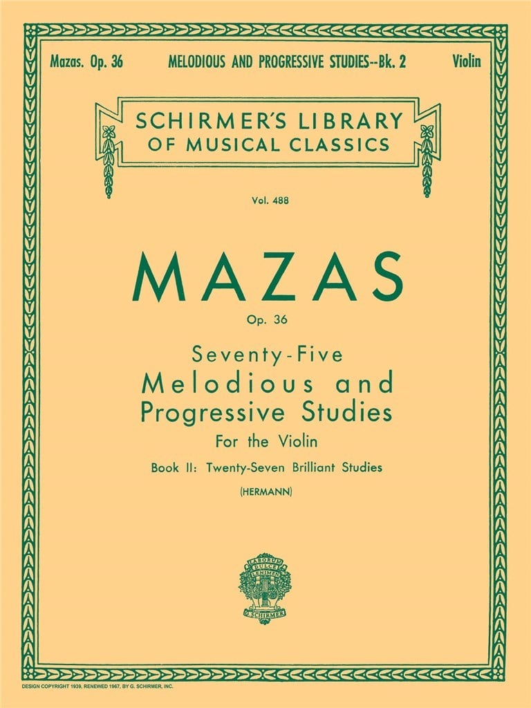 75 Melodious and Progressive Studies, Op. 36