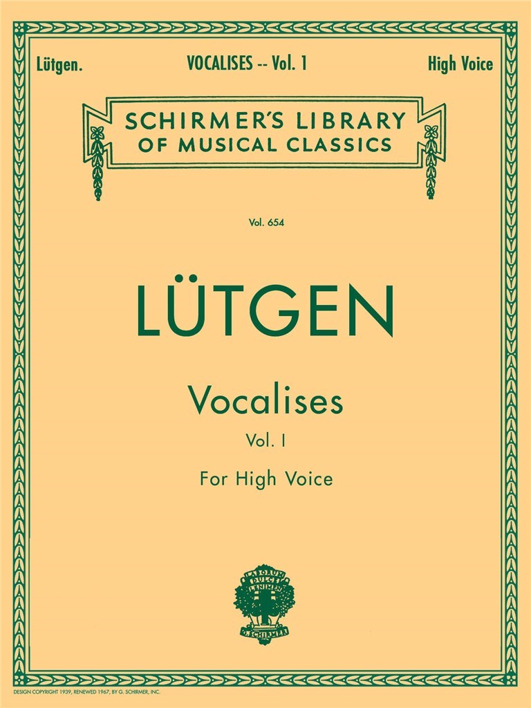 Vocalises (20 Daily Exercises) - Book I