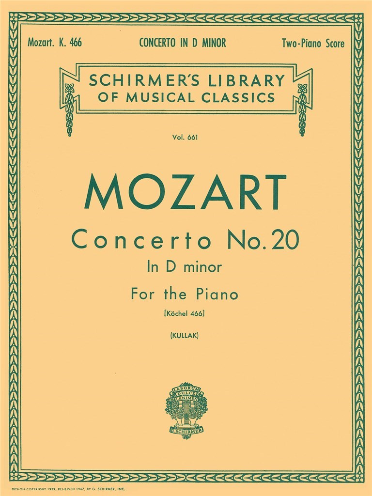 Concerto No. 20 in D Minor, K.466