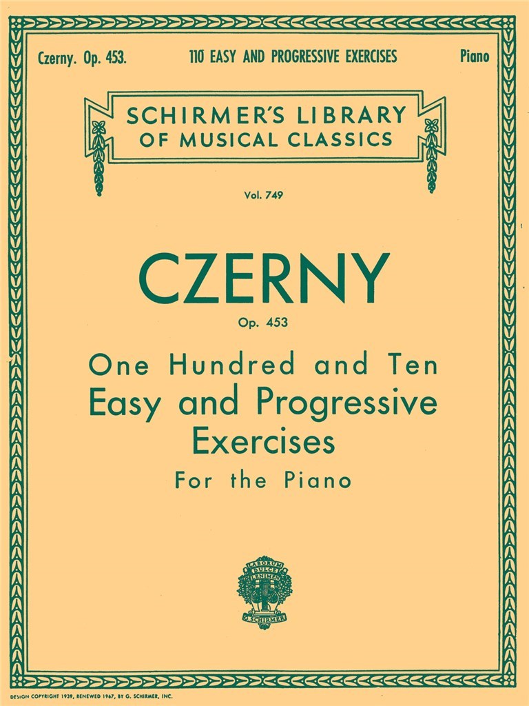110 Easy and Progressive Exercises, Op. 453