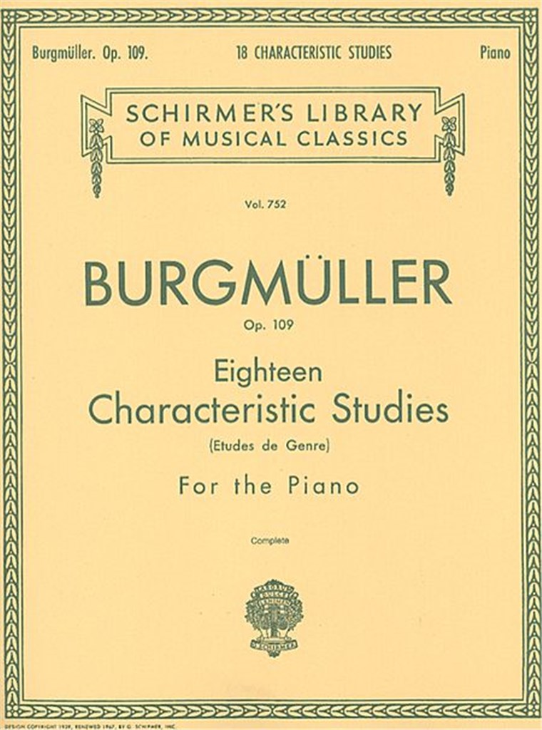 18 Characteristic Studies, Op. 109