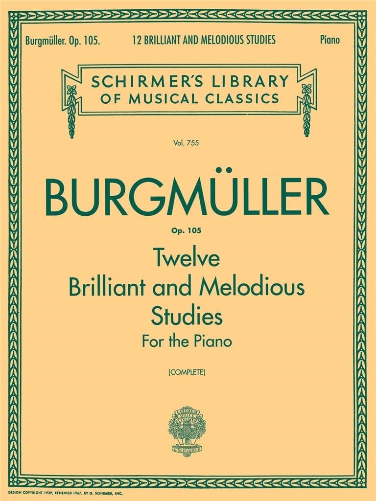 12 Brilliant and Melodious Studies, Op. 105