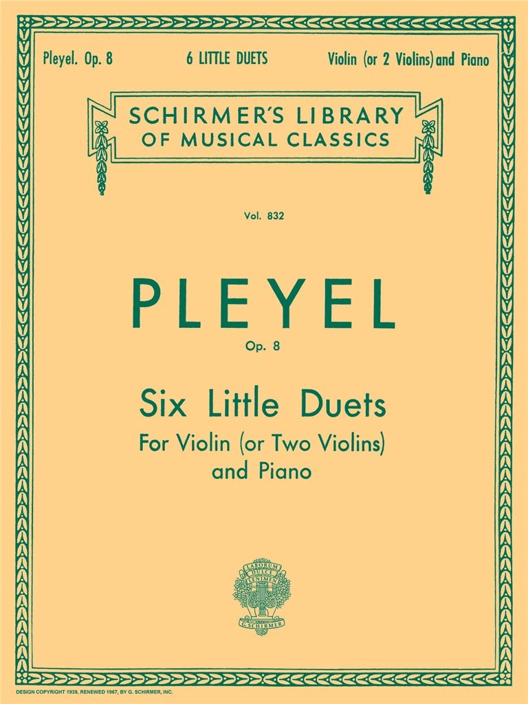 Six Little Duets, Op. 8