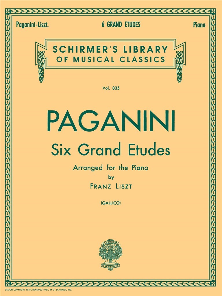 6 Grande Etudes after N. Paganini