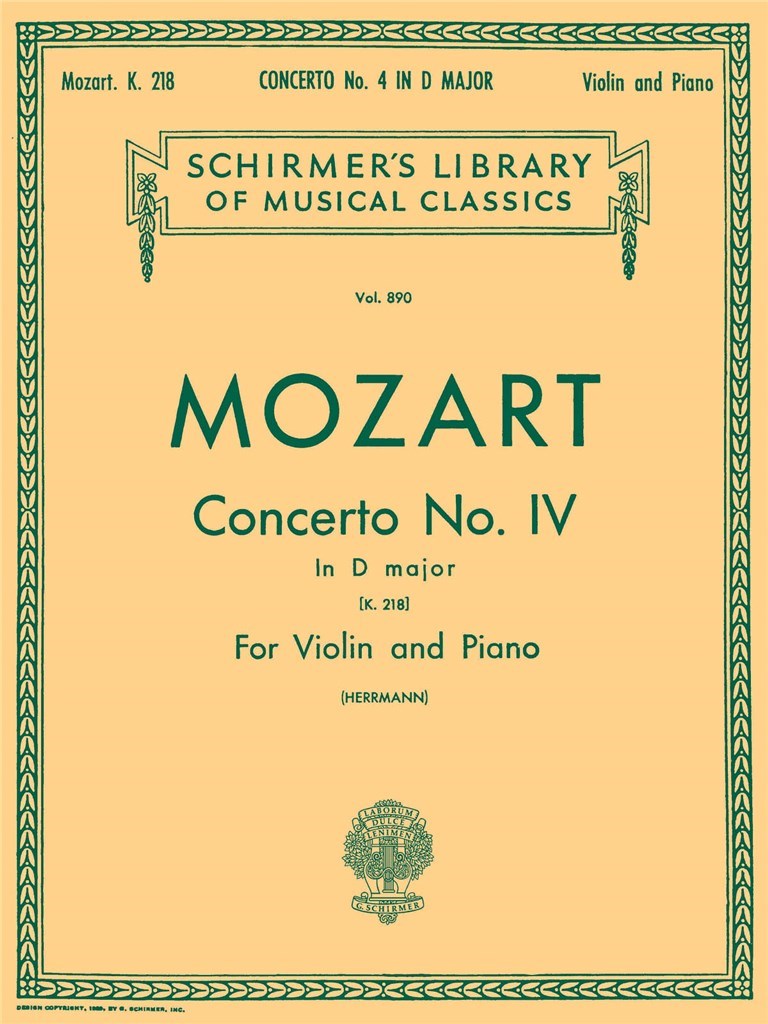 Concerto No. 4 in D Major, K.218