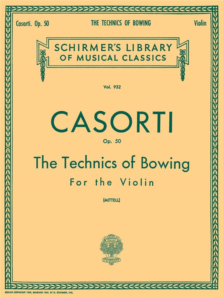 Technics of Bowing, Op. 50