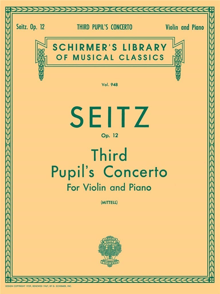 Pupil's Concerto No. 3 in G Minor, Op. 12