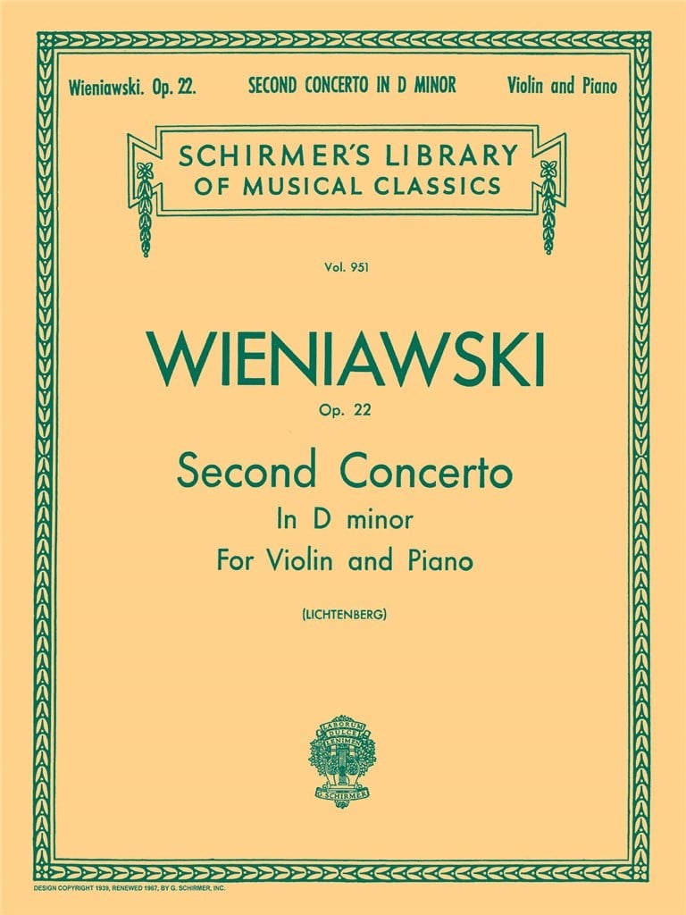 Second Concerto in D Minor, Op. 22
