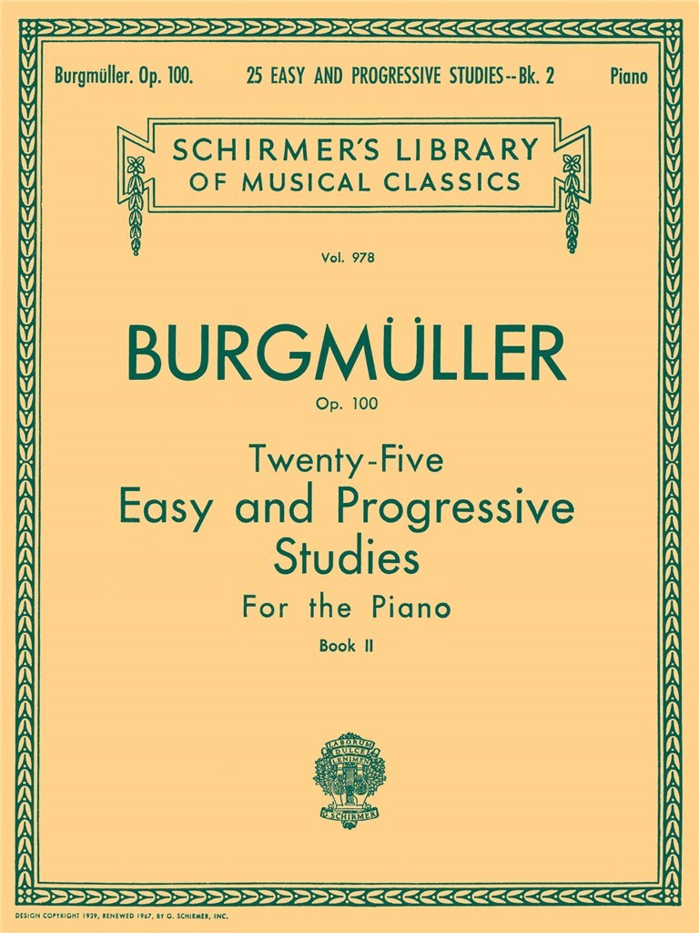 25 Easy and Progressive Studies for the Piano