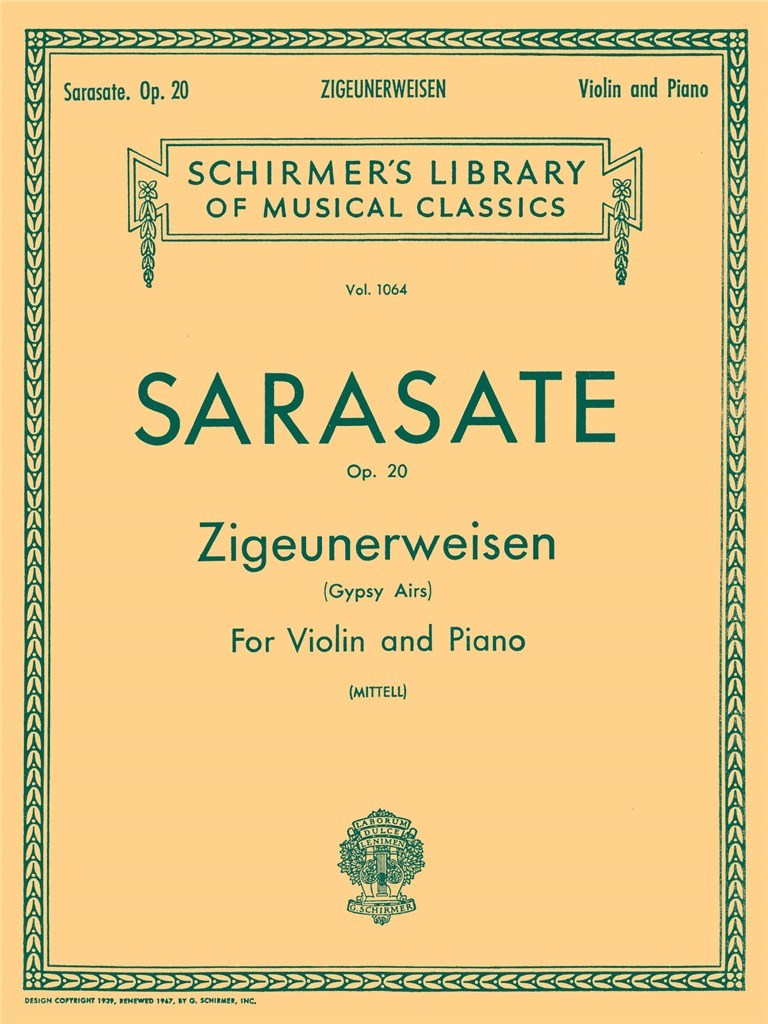 Zigeunerweisen (Gypsy Aires), Op. 20