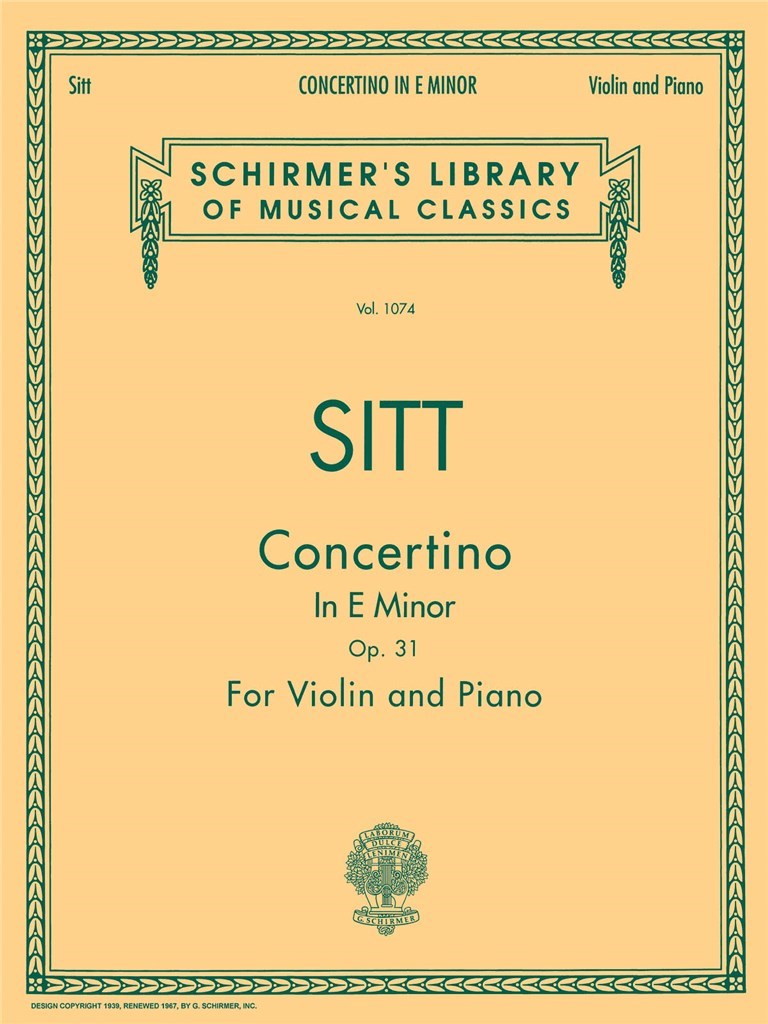 Concertino in E Minor, Op. 31