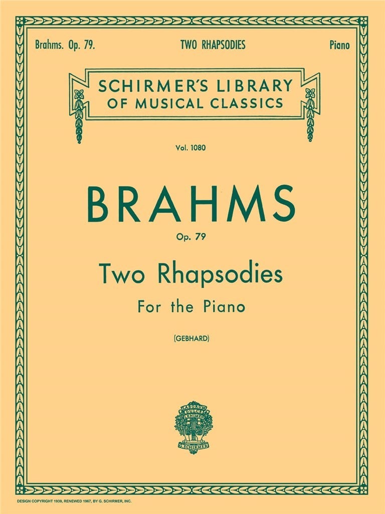 2 Rhapsodies, Op. 79