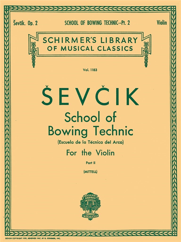 School of Bowing Technics, Op. 2 - Book 2