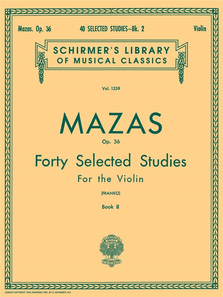 40 Selected Studies, Op. 36 - Book 2