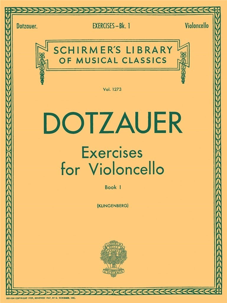 Exercises for Violoncello - Book 1
