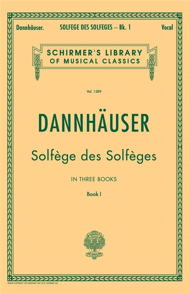 Solfége des Solféges - Book I