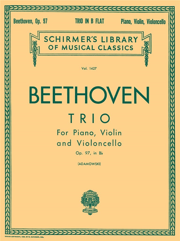Trio in B Flat, Op. 97 (Archduke Trio)