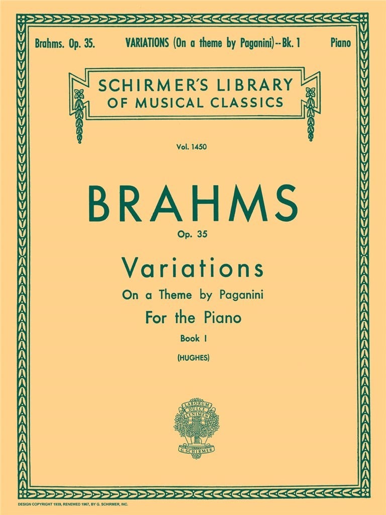 Variations on a Theme by Paganini, Op. 35 - Book 1