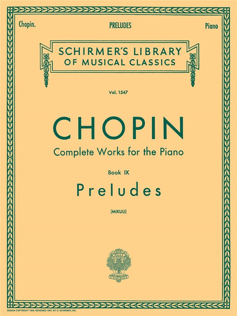 Preludes (Mikuli)