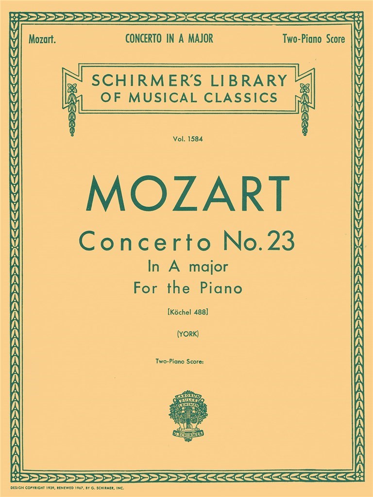 Concerto No. 23 in A, K.488