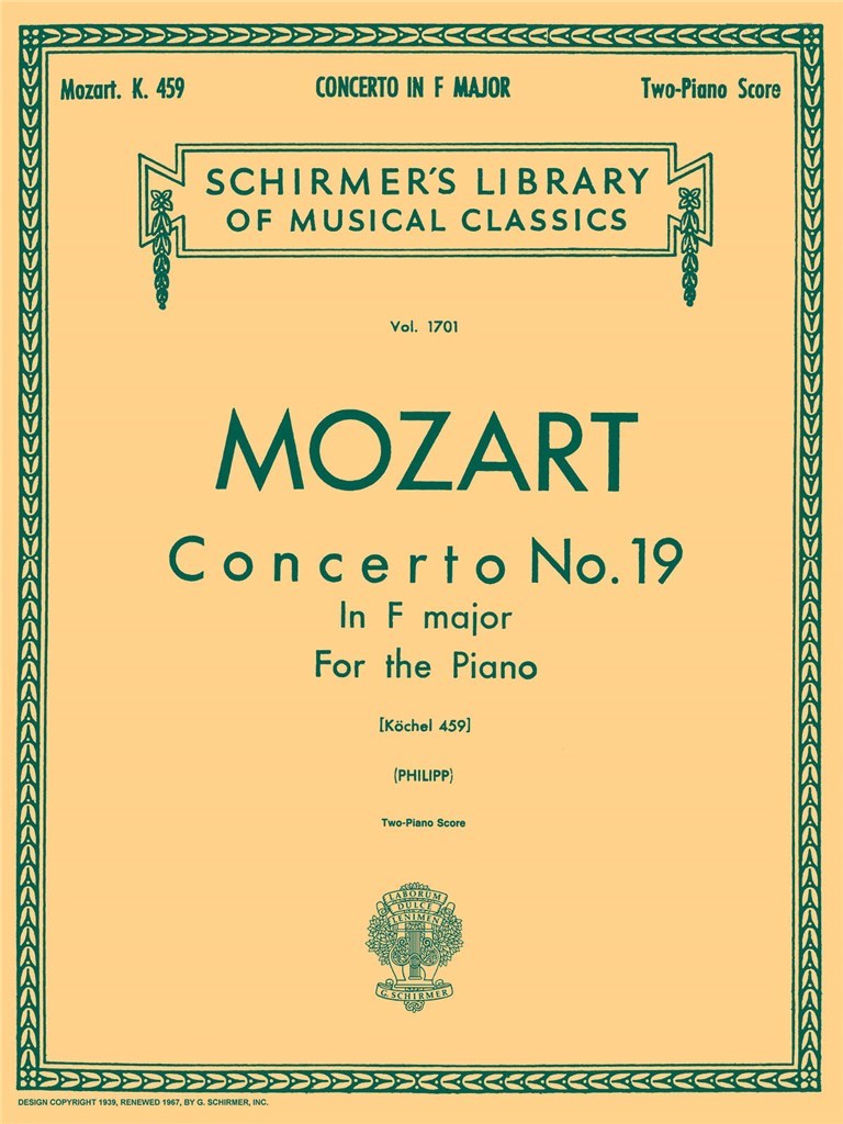 Concerto No. 19 in F, K.459