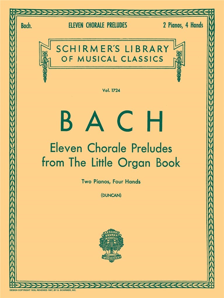 11 Chorale Preludes from the Little Organ Book