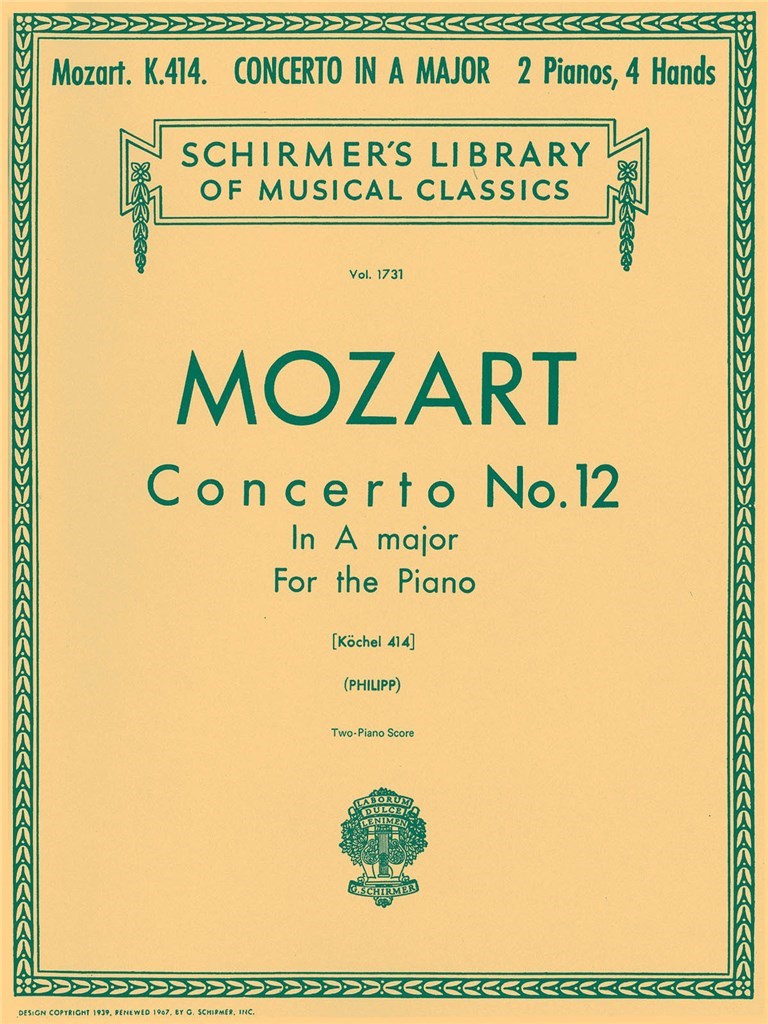 Concerto No. 12 in A, K.414