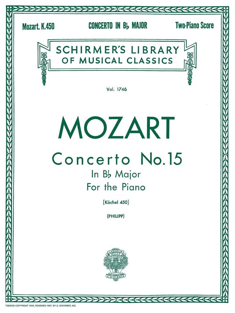 Concerto No. 15 in Bb, K. 450