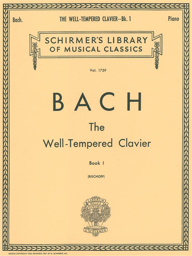 Well Tempered Clavier - Book 1