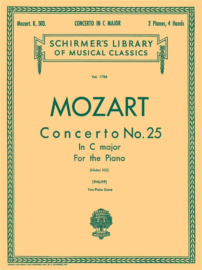 Concerto No. 25 in C, K.503