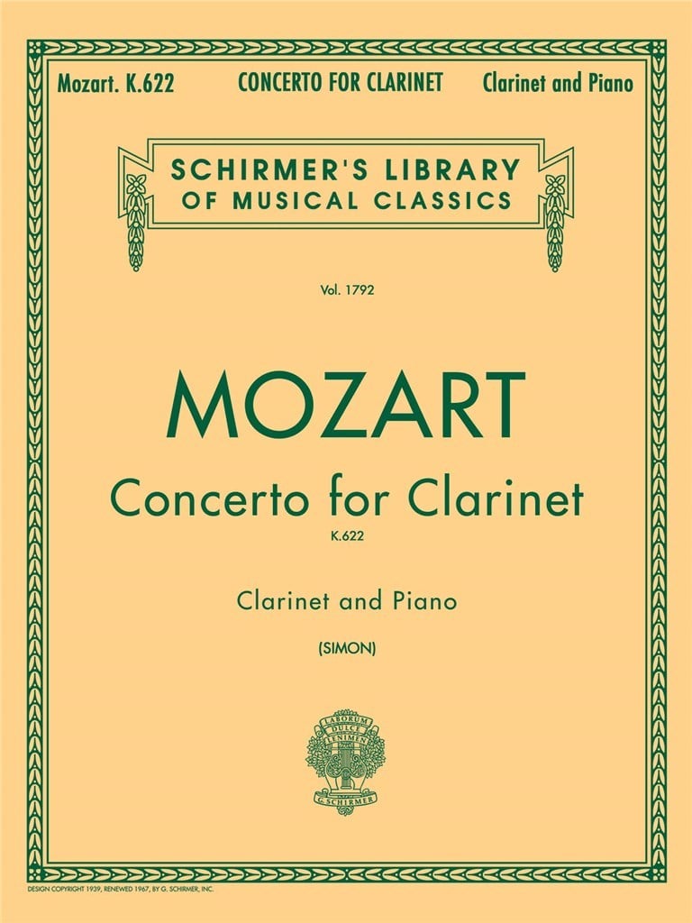 Clarinet Concerto in A Major, K. 622