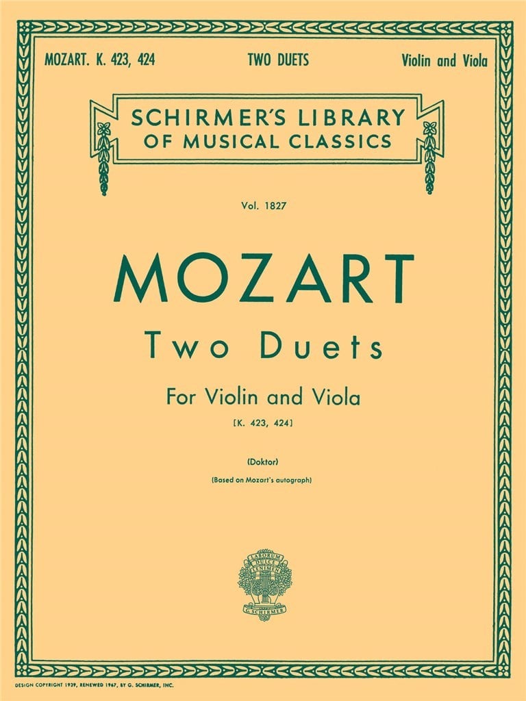 Two Duets, K.423 and K.424