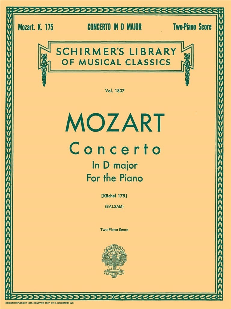 Concerto No. 5 in D, K.175