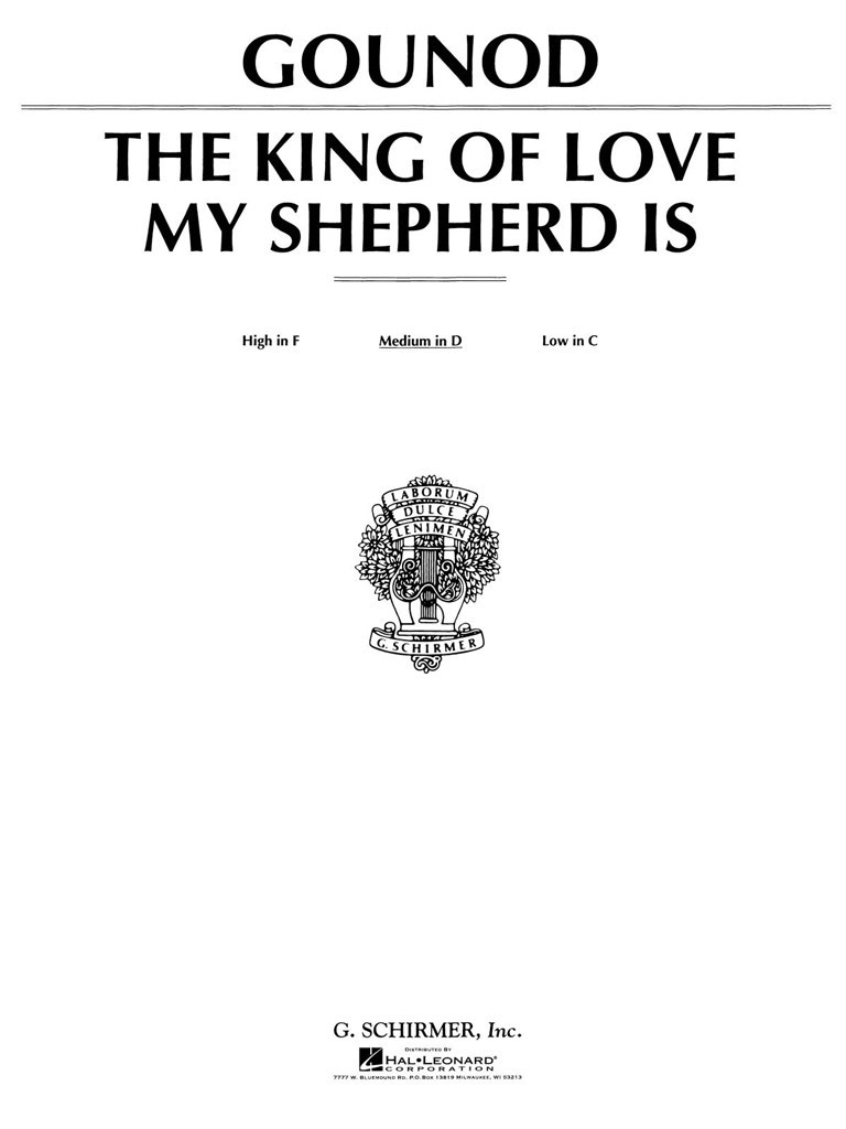 The King of Love My Shepherd Is