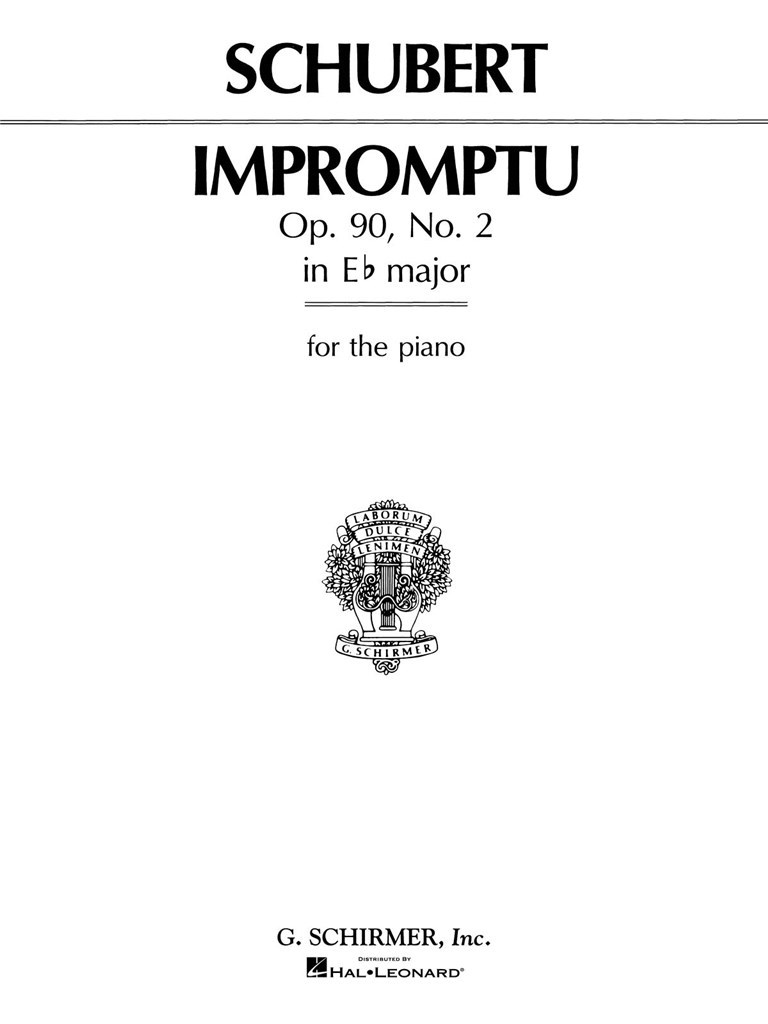 Impromptu, Op. 90, No. 2 in Eb Major