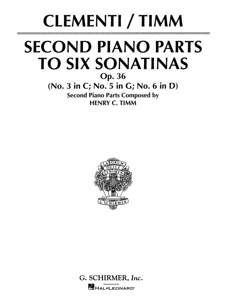 Sonatinas, Op. 36 - Book 2