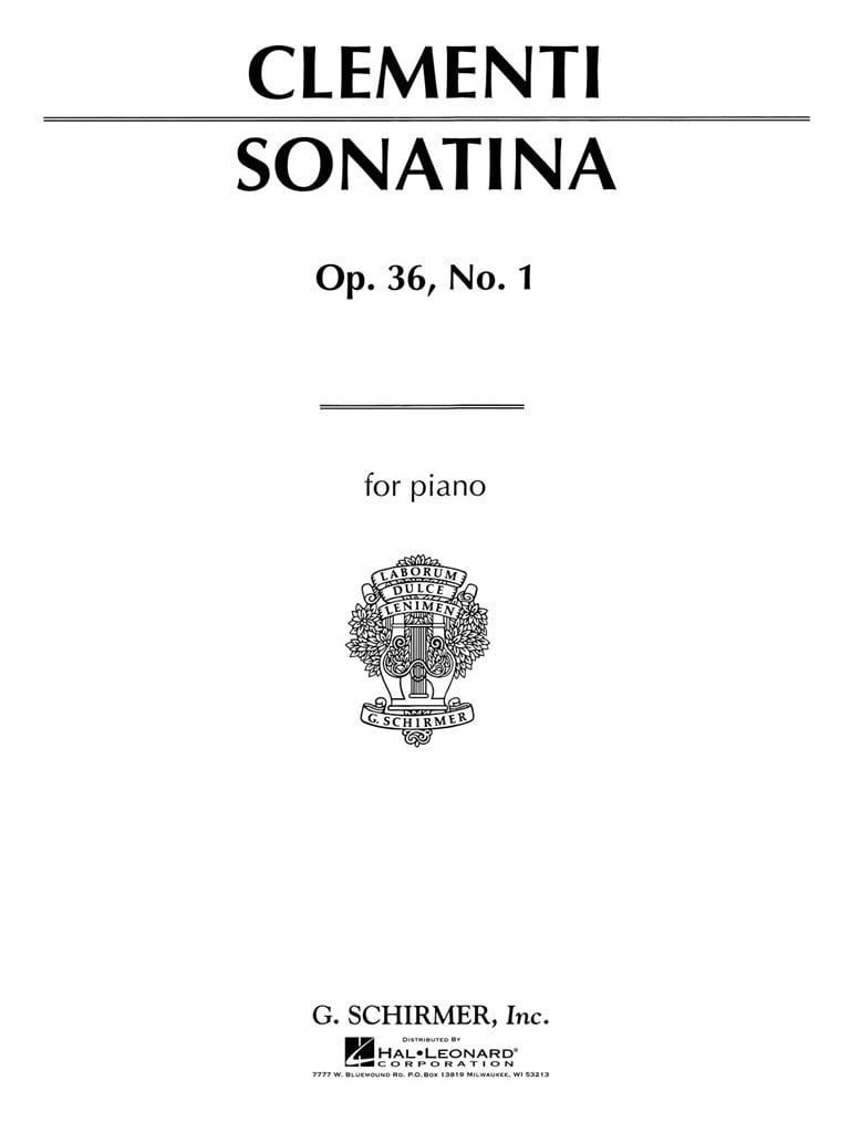 Sonatina in C Major, Op. 36, No. 1