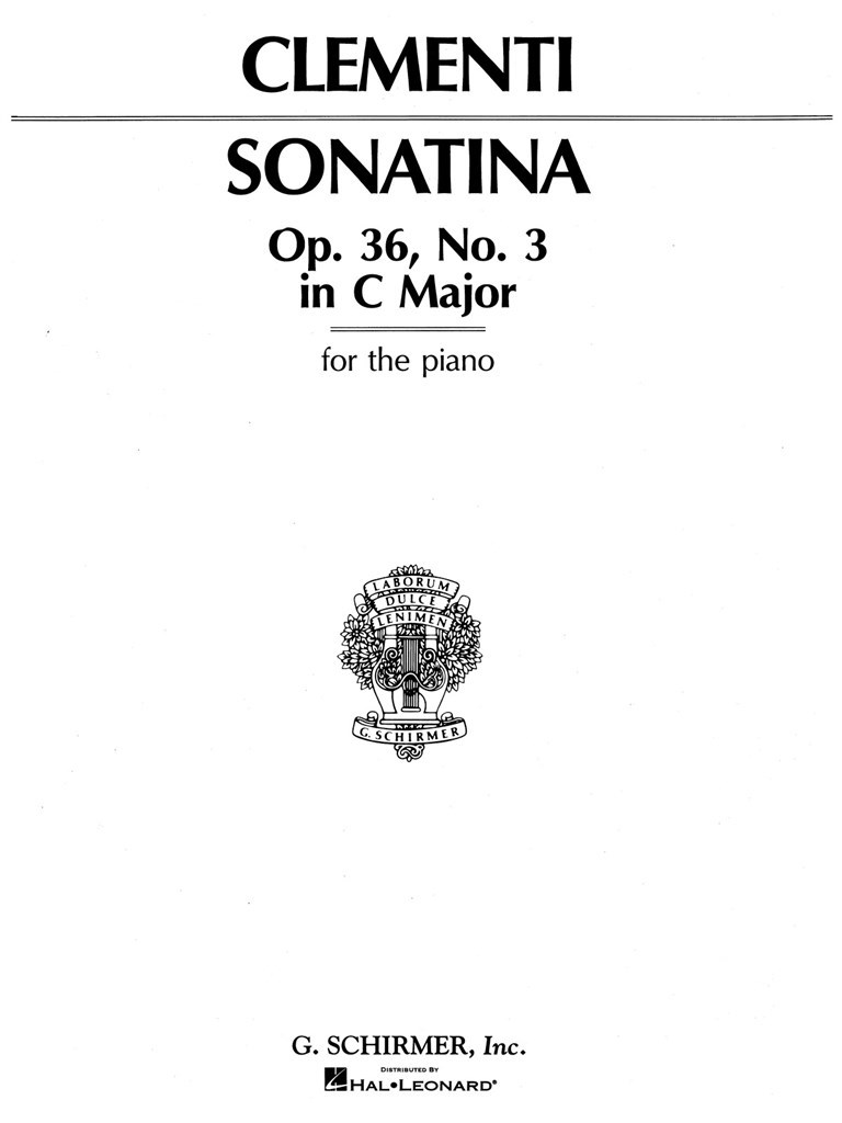 Sonatina in G Major, Op. 36, No. 3
