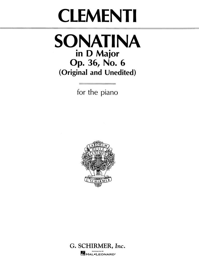 Sonatina in D Major, Op. 36, No. 6