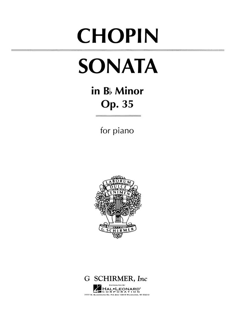 Sonata, Op. 35, No. 2 in Bb Minor
