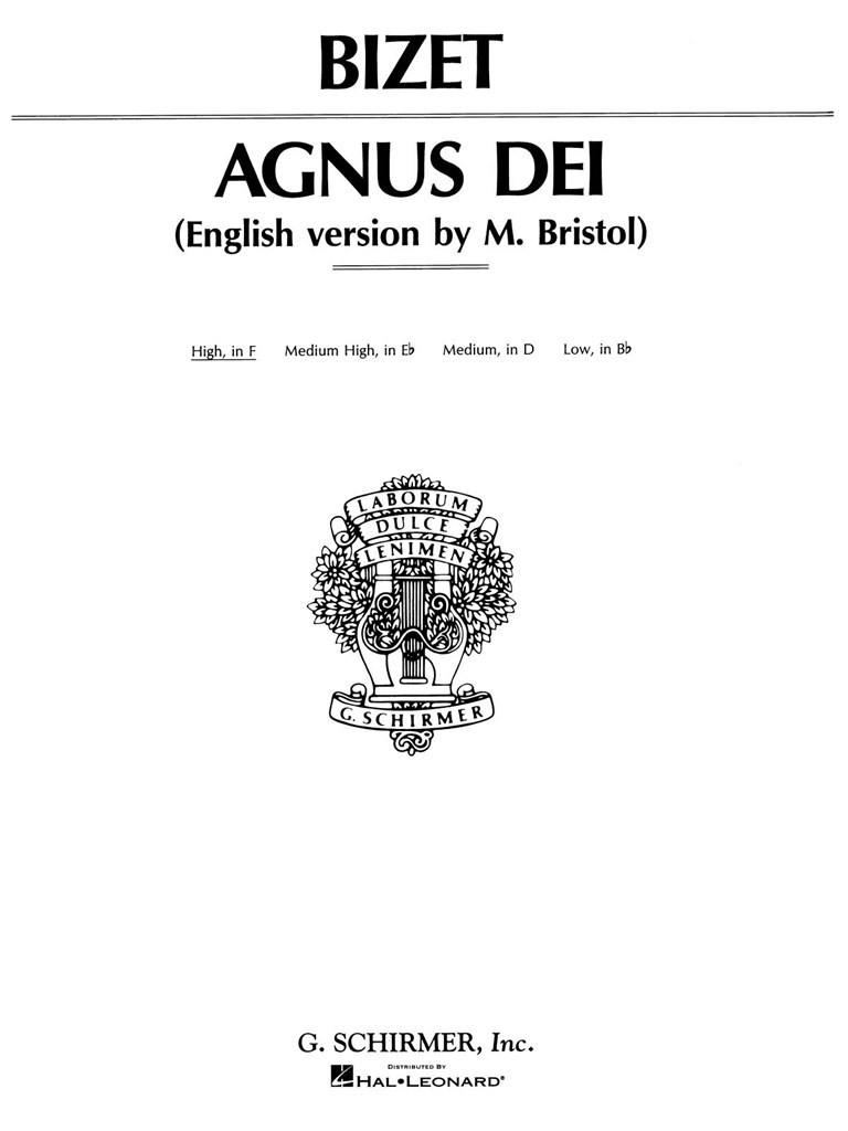 Agnus Dei (Lamb of God)