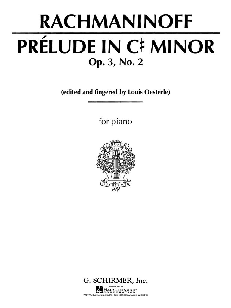 Prelude in C-Sharp Minor, Op. 3, No. 2