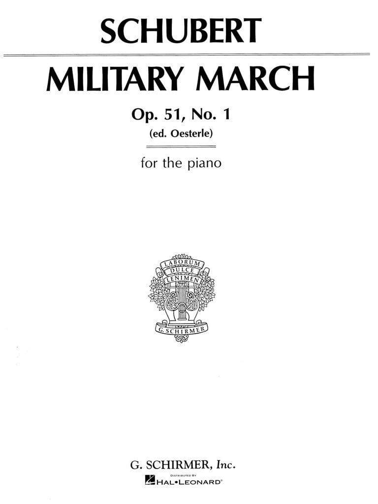 Military March, Op. 51, No. 1