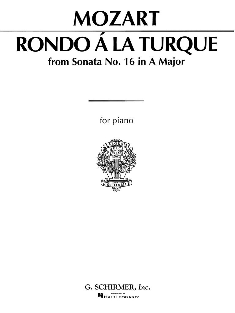 Rondo à la Turque (from Sonata in A Major K331)