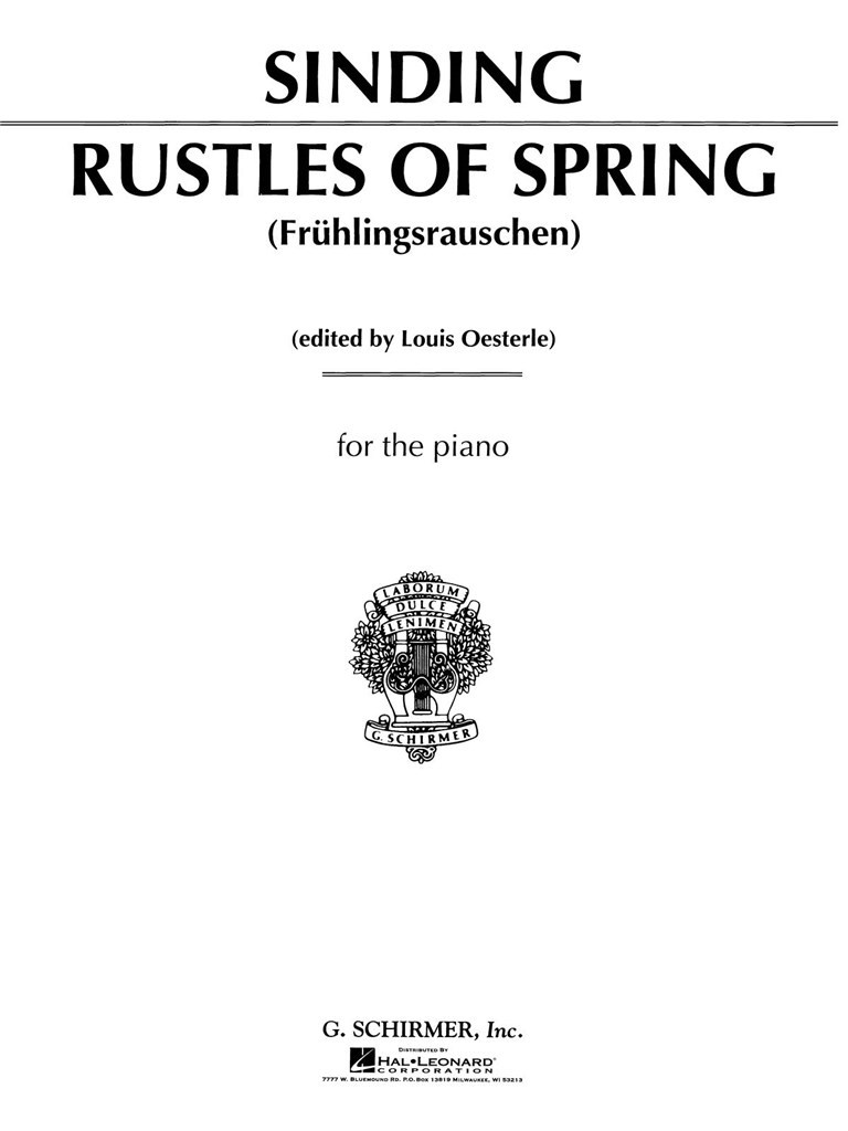Rustles of Spring, Op. 32, No. 3