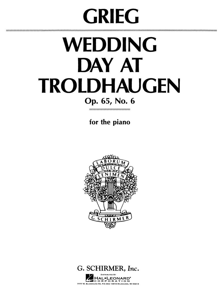 Wedding Day at Troldhaugen