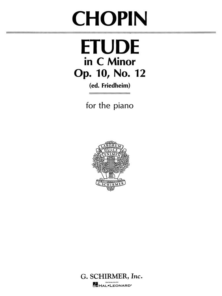 Etude Op. 10 #12