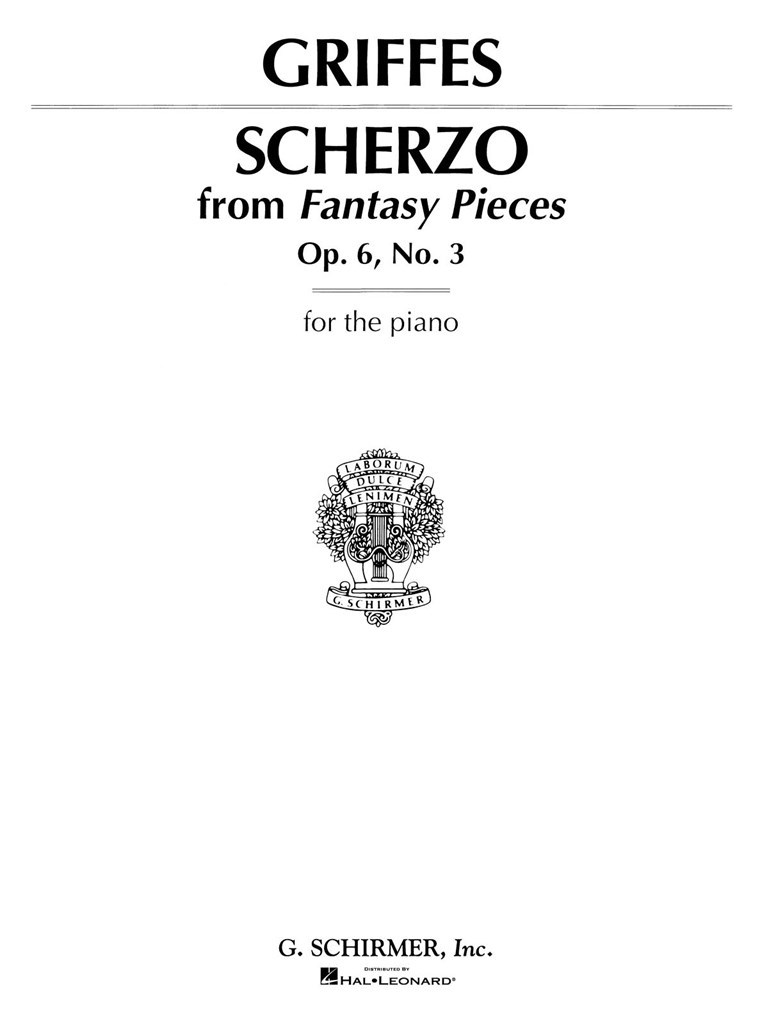 Scherzo, Op. 6, No. 3