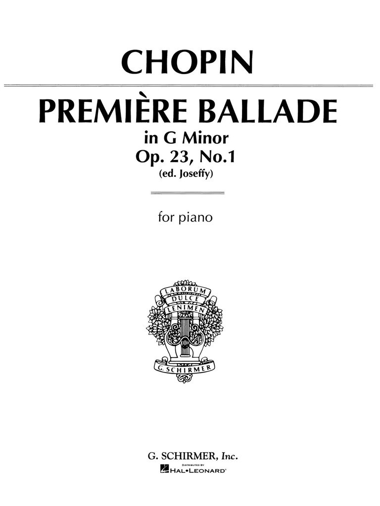 Ballade, Op. 23, No. 1 in G Minor