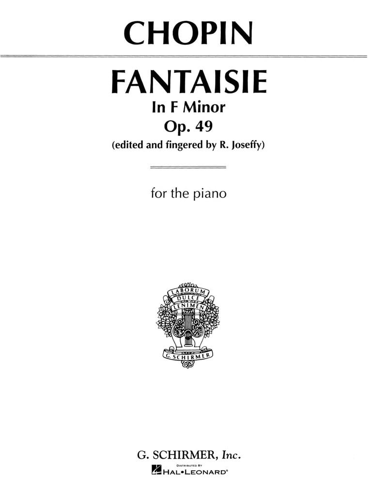 Fantasie, Op. 49 in F Minor